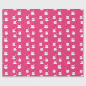 Schattigee geest in Santa Hat Cadeaupapier (Vlak)