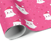 Schattigee geest in Santa Hat Cadeaupapier (Rol Hoek)