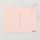 Schattigee geest in spookbos Waterverf Halloween Briefkaart (Achterkant)