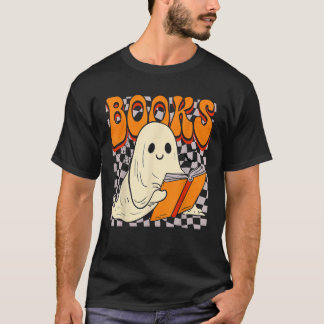 Schattigee geest Lees boeken Grappige bibliothecar T-shirt