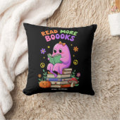 Schattigee geest "Lees meer boeken" Grappig Hallow Kussen (Deken)