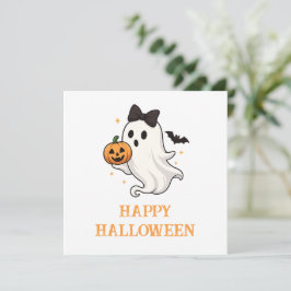 Schattigee geest met boog en pompoen | Halloween