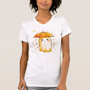Schattigee geest met paraplu T-shirt – Kawaii Spoo