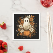 Schattigee geest met pompoen en Herfst bloesems -  Servet (Insitu)