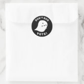 Schattigee geest niet boe, stem! Sticker (Tas)