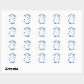 Schattigee geest niet boe, stem! Sticker (Vel)