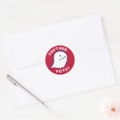 Schattigee geest niet boe, stem! Sticker (Envelop)