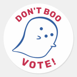 Schattigee geest niet boe, stem! Sticker