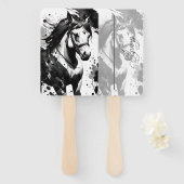 Schattigee Geest Pony 9 Handwaaier (Voorkant en achterkant)