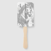 Schattigee Geest Pony 9 Handwaaier (Achterkant)