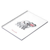 Schattigee geest Romantische Valentijns Notitieboek (Linkerzijde)