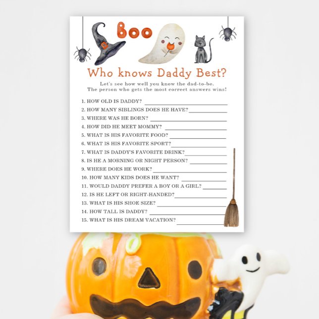 Schattigee geest - Spel Wie kent papa het beste (Creator heeft geüpload)