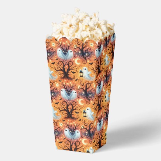 Schattigee geest, verdraaide bomen, manen en vleer bedankdoosjes (Popped)