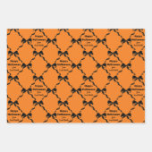Schattigee geesten en Coquette Bows Halloween Inpakpapier Vel (Voorkant 2)