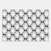 Schattigee geesten en Coquette Bows Halloween Inpakpapier Vel (Voorkant)