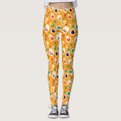 Schattigee geesten en drankjes Halloween Leggings (Voorkant)