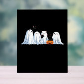 Schattigee geesten en zwarte katten Halloween - Sp Acryl Bord (Neutraal)