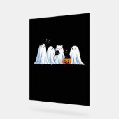 Schattigee geesten en zwarte katten Halloween - Sp Acryl Bord (Hoek)