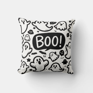 Schattigee geesten Halloween Boo Ontwerp Kussen