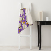 Schattigee geesten Halloween-patroon Sherpa Deken (In situ)