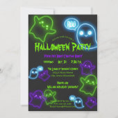 Schattigee geesten kostuum Halloween Party Kaart (Voorkant)