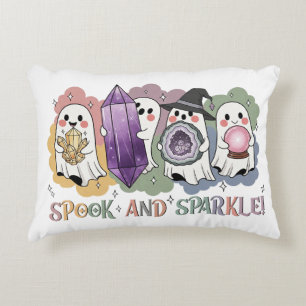 Schattigee geesten kristallen Halloween magie esth Accent Kussen