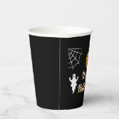 Schattigee geesten Pumpkin Spider Web Fun Hallowee Papieren Bekers (Rechts)
