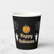 Schattigee geesten Pumpkin Spider Web Fun Hallowee