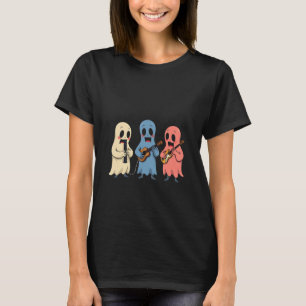 Schattigee geesten spelen muziekinstrumenten t-shirt