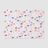 Schattigee Geesten, Spinnen, Snoep & Pompoenen Hal Tissuepapier (Voorkant)