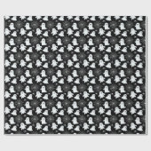 Schattigee geesten | Spinnen | Spider Webs Hallowe Cadeaupapier (Vlak)