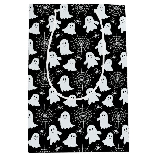 Schattigee geesten | Spinnen | Spider Webs Hallowe Medium Cadeauzakje (Voorkant)