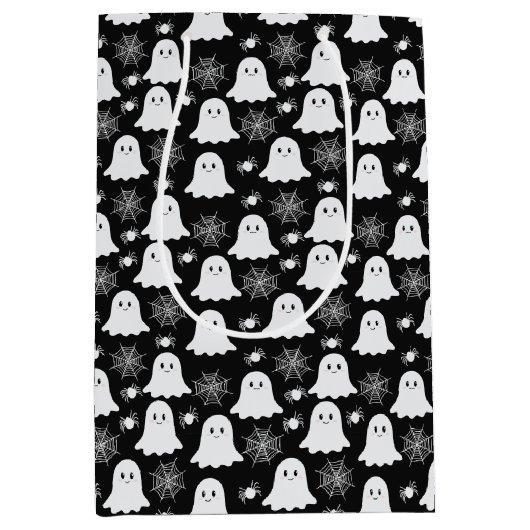 Schattigee geesten | Spinnen | Spider Webs Hallowe Medium Cadeauzakje (Voorkant)