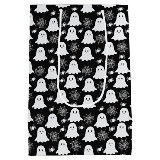 Schattigee geesten | Spinnen | Spider Webs Hallowe Medium Cadeauzakje (Achterkant)