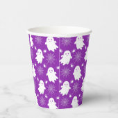 Schattigee geesten | Spinnen | Spider Webs Hallowe Papieren Bekers (Rechts)