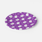 Schattigee geesten | Spinnen | Spider Webs Hallowe Papieren Bordje (Gekanteld)