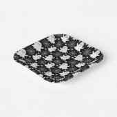 Schattigee geesten | Spinnen | Spider Webs Hallowe Papieren Bordje (Gebogen)