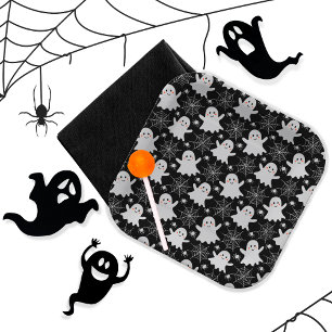 Schattigee geesten   Spinnen   Spider Webs Hallowe Papieren Bordje