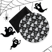 Schattigee geesten | Spinnen | Spider Webs Hallowe Papieren Bordje