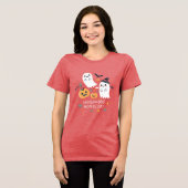 Schattigee geesten vieren Dag van de Inheemse Volk Tri-Blend Shirt (Voorkant volledig)