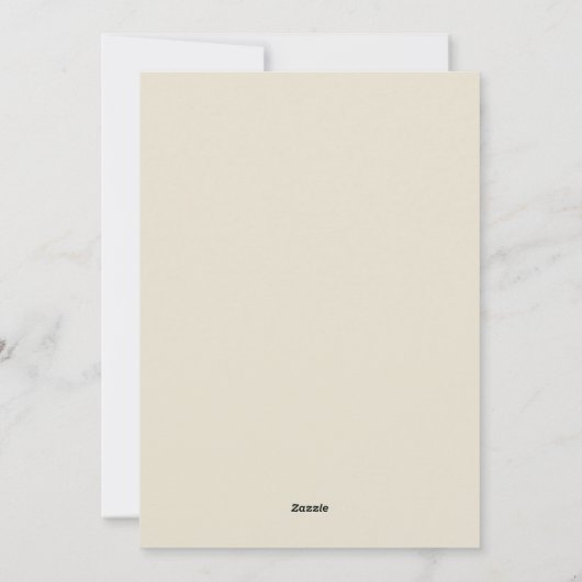 Schattigee Geïllustreerde Bunny Easter Kaart (Achterkant)