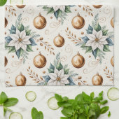 Schattigee geïnspireerde Kerst Keuken Handdoek (Gevouwen)