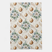 Schattigee geïnspireerde Kerst Keuken Handdoek (Verticaal)