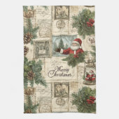Schattigee geïnspireerde Kerst Keuken Handdoek (Verticaal)