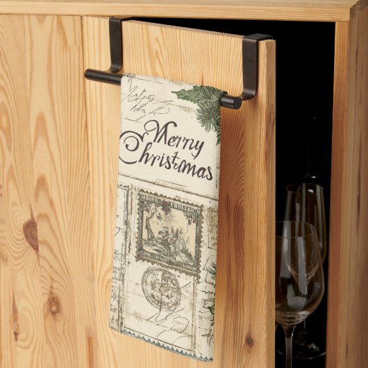 Schattigee geïnspireerde Kerst Keuken Handdoek (Derde Gevouwen)