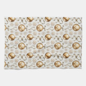 Schattigee  geïnspireerde Kerst Keuken Handdoek (Horizontaal)