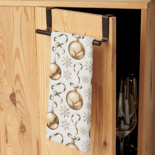 Schattigee  geïnspireerde Kerst Keuken Handdoek (Derde Gevouwen)