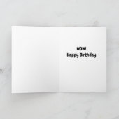 SCHATTIGEE GEIT BLAAST HARDOP "12th BIRHDAY WISH"  Kaart (Binnen)