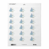 Schattigee Geit Kerstcadeau Label Sticker (Full Sheet)