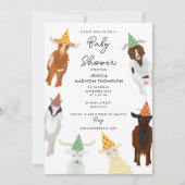 Schattigee Geiten Boerderij Partij Dieren Geit Bab Kaart (Voorkant)